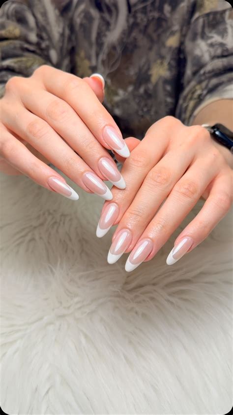 nail tech 8 chicago | French nails chrome | Instagram