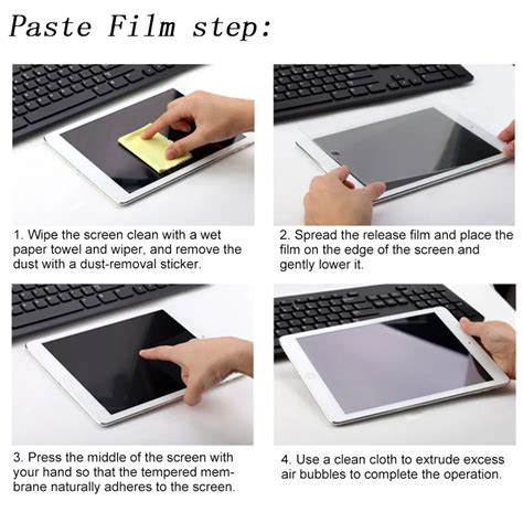 iPad Screen Protector Installation Guide 的图像结果