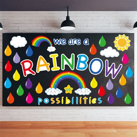 Rainbow Preschool Bulletin Boards