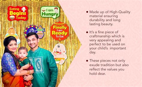 Party Propz Baby Rice Ceremony Decorations Items - 6Pcs Big Size ...