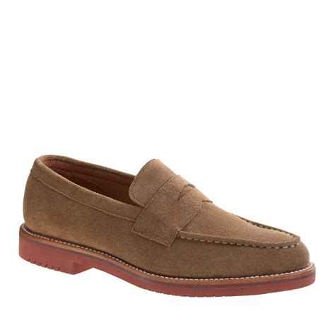 J.crew Kenton Suede Penny Loafers in Brown for Men (sahara) | Lyst