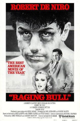 Martin Scorsese Movie Poster Art - Raging Bull (W)- Robert De Niro ...
