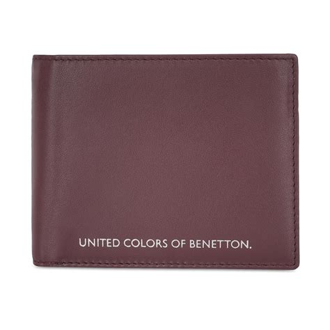Buy United Colors Of Benetton Aelger Men's Leather Passcase Wallet ...