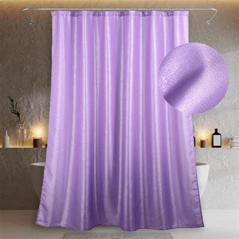 Amazon.com: Lavender Glitter Shower Curtain: Light Purple Sparkle Bling ...