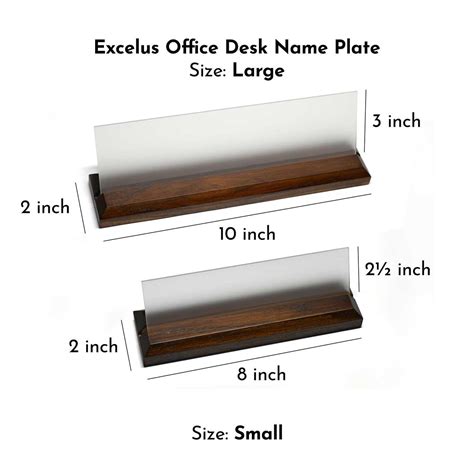 Excelus Office Desk Name Plate for IAS / Government Officers – Housenama