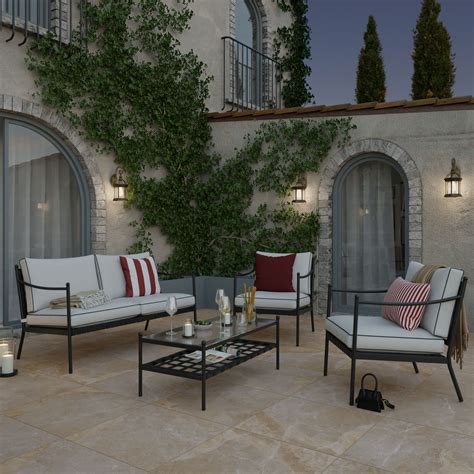 Perna decorativa Naterial Wide, bumbac/poliester, 45 x 45 x 9 cm, rosu