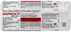 Ecosprin Av 75 Capsule: Uses, Side Effects, Price & Substitutes