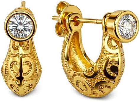 Buy VAMA FASHIONS 18K Gold Plated Anti Tarnish Crystal Stone Round Big ...
