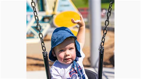 Jennie Dean Park - Colorful Playground Towers