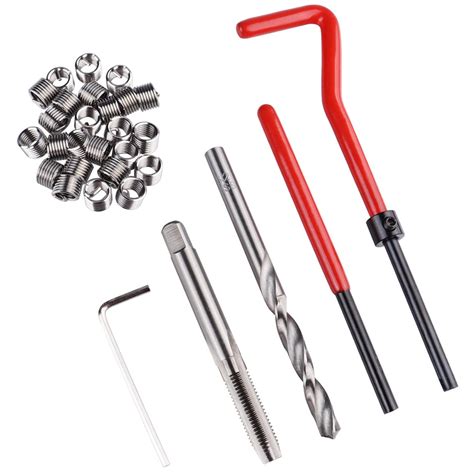 Wolfride 30PCS Helicoil Kit - M6 x 1mm Thread Repair Kit with M6 ...