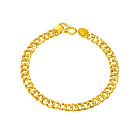 Joyalukkas 22k (916) Yellow Gold Charm Bracelet For Men (gold) : Amazon ...