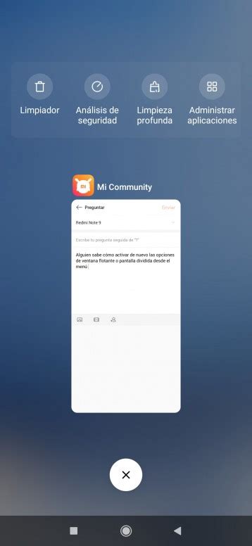 Ayuda por favor, ¿cómo activar la opcion de ventana flotante o pantalla ...