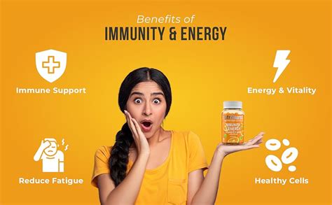 Nutriburst Immunity & Energy Gummies | With Vitamin C, Zinc and Amla ...