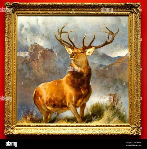 The Monarch of the Glen painting by Sir Edwin Landseer Stock Photo - Alamy