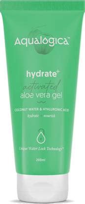 Aqualogica Hydrate+ Aloe Vera Gel for Skin & Hair with Coconut Water ...