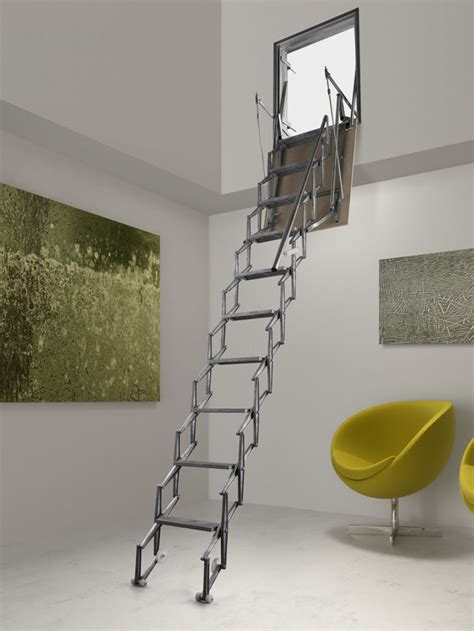 Vertical Access Ladder - a Vertical Attic Stairs