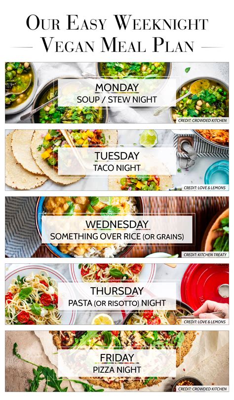 Vegan Weekly Meal Planner