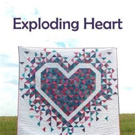 Image result for Exploding Heart Quilt Pattern Kit