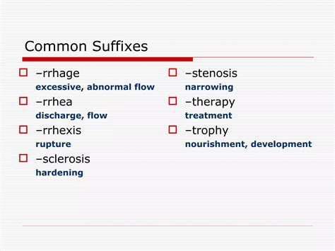 Introduction to Medical Terminology | PPT