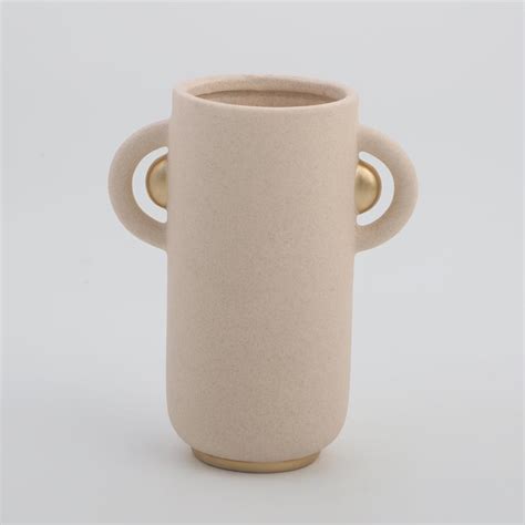 Buy Marshmallow Ceramic Human Face Vase from Home Centre at just INR 1099.0