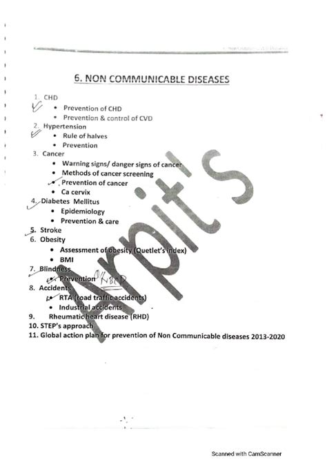 6. non communicable disease - Non Communication 6. NON COMMUNICABLE ...
