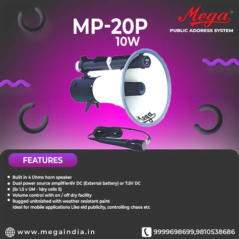 MP-20 P.A Megaphones