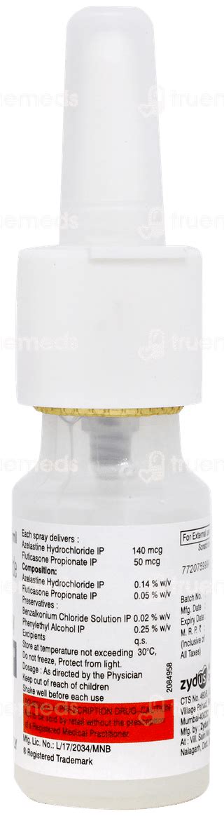 Combinase Aq 50/140 MCG Nasal Spray 70 M | Order Combinase Aq 50/140 ...