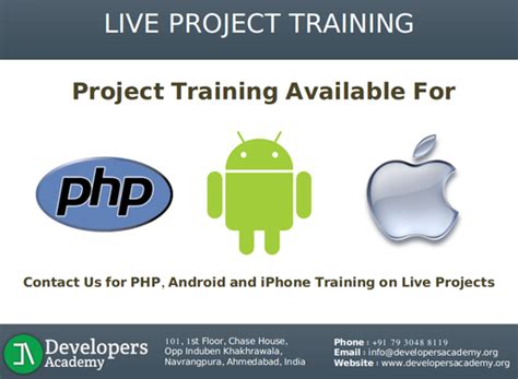 MCA Project Training In PHP, Android And IPhone (Ahmedabad) - Basic ...