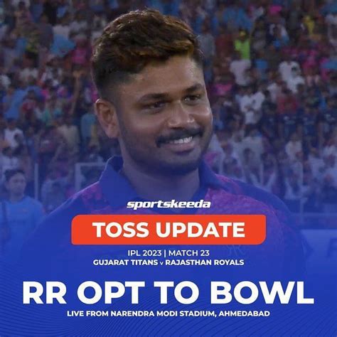 GT vs RR, IPL 2023: Toss result and playing 11s for today's match ...