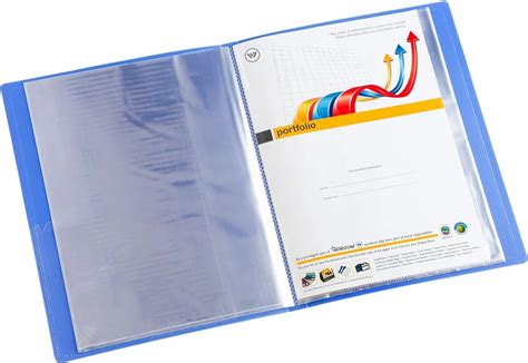 Plastic File Folder - Display Book 40 Leaf Size FC (DB503F ...