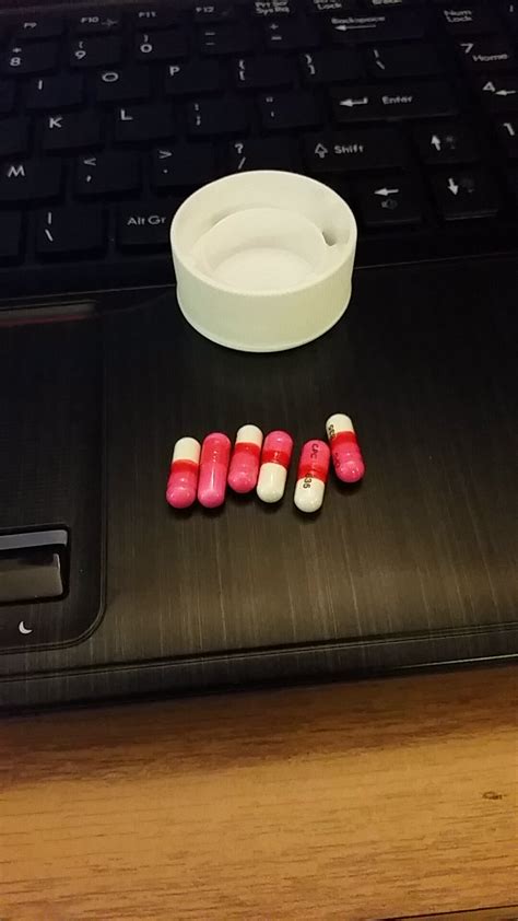 One of my allergy pills is all pink : r/mildlyinteresting