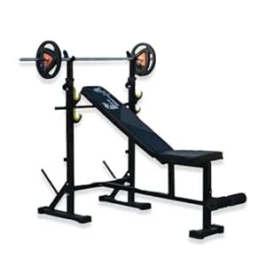 FIRE FITNESS Adjustable 5in 1 BENCH 3 leveller bench Incline/Decline ...