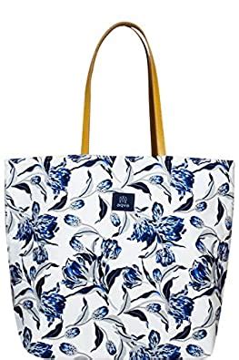 Buy AQVA Women's 2-in-1 Reversible Eco-Friendly Printed Cotton Canvas ...