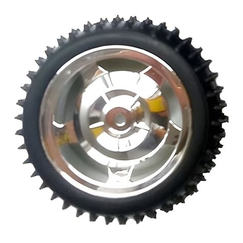 Tyre Robot 85mm Wheel | High Grip 38mm DIY Robotics Wheel