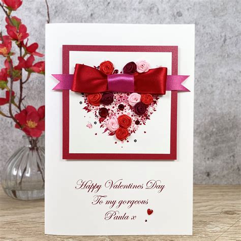 Luxury Valentines Cards - Handmade Valentine's CardsPink & Posh