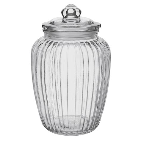 Buy MILTON Treo Pot Jar With Glass Lid, 1 Piece, 2350 ml, Transparent ...