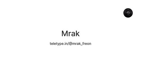 Mrak — Teletype