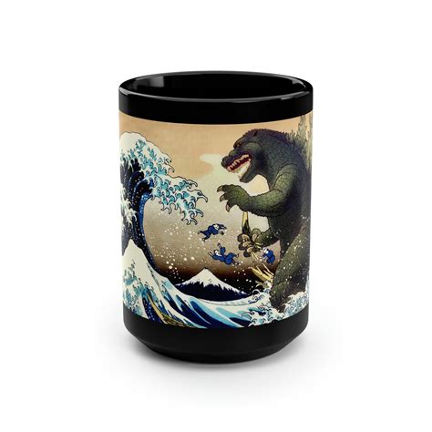 Godzilla, the Great Wave off Kanagawa, King of the Monsters, Godzilla ...