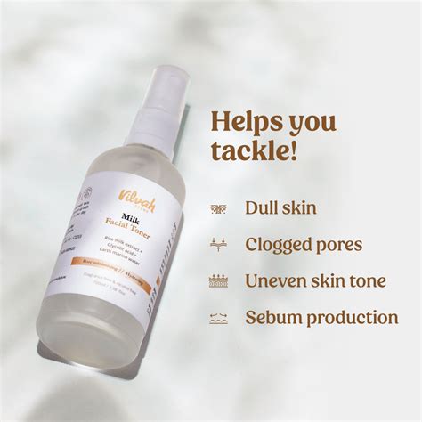 Best Milk Face Toner for Dry & Oily Skin - Vilvah