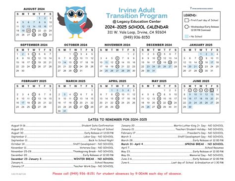 Calendar & Events | Irvine Adult Transition Program