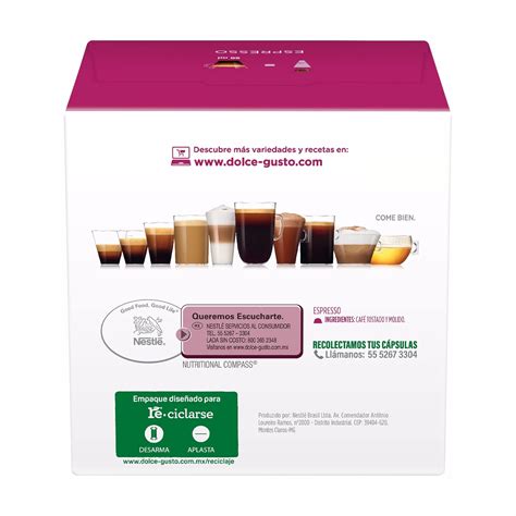 NESCAFÉ DOLCE GUSTO Nescafe Dolce Gusto Espresso Pods - 16 Count India ...