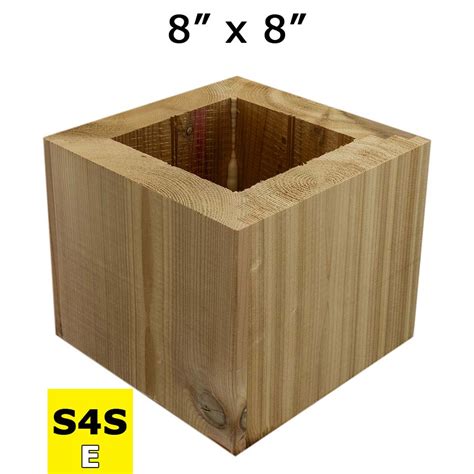 8x8 Engineered Column – Western Red Cedar S4S | Cedar Timber Post