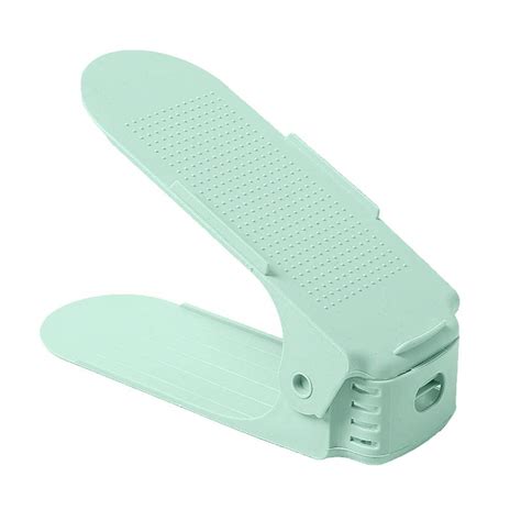 Ahomi 1pc Plastic Double Layer Shoe Rack Adjustable Shoes Holder Stand ...