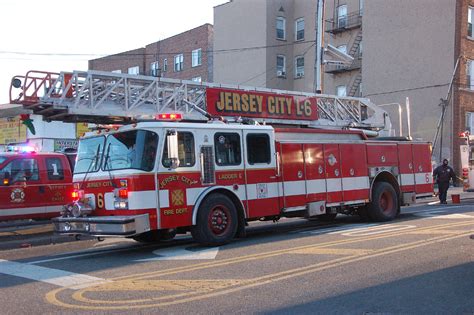 NJ, Jersey City Fire Department Ladder