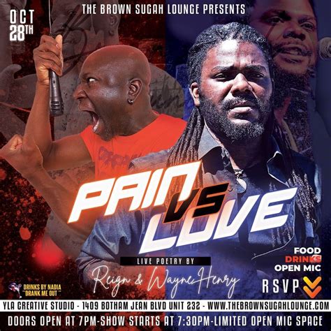 Pain vs Love Open Mic Poetry (Featuring Wayne Henry & Reign Ifa ...