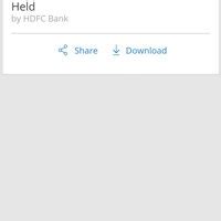 [Resolved] HDFC Bank — mirevenue hold through gefu | 2432305