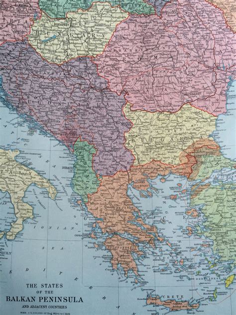 Blank Balkan Peninsula Map