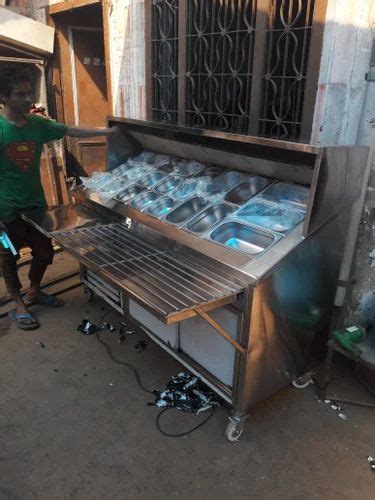 Commercial Kitchen Equipment - Pizza Makeline Topping Counter ...