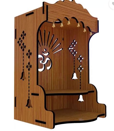 Ethnic Engineered Wood Home Temple – Isvara