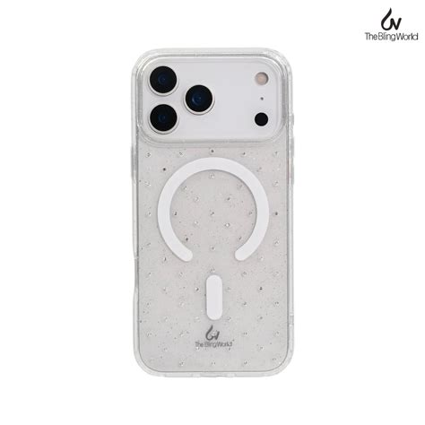 Bling World Transparent Swarovski Glitter Case for iPhone 17 Pro (Tran ...